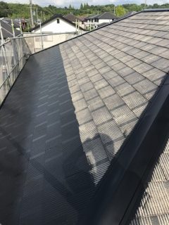 三木市の屋根塗装（ニッペ ファインパーフェクトベストを使用）