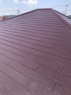 神戸市　屋根塗装完了